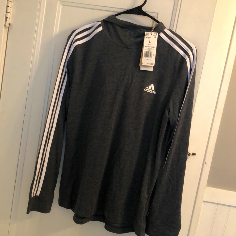 Adidas Long Sleeve hooded tee